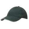 Cap - mod. 4210:Bottle green, Cotton, White